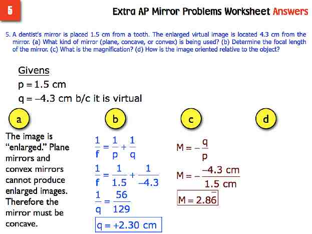 AP Extra Mirror Probs Answers.008-004